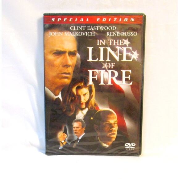 IN THE LINE OF FIRE (1993) Movie DVD Clint Eastwood Political Thriller Film - Picture 1 of 2